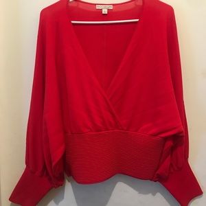 Red Blouse. Eva Mendez Collection.